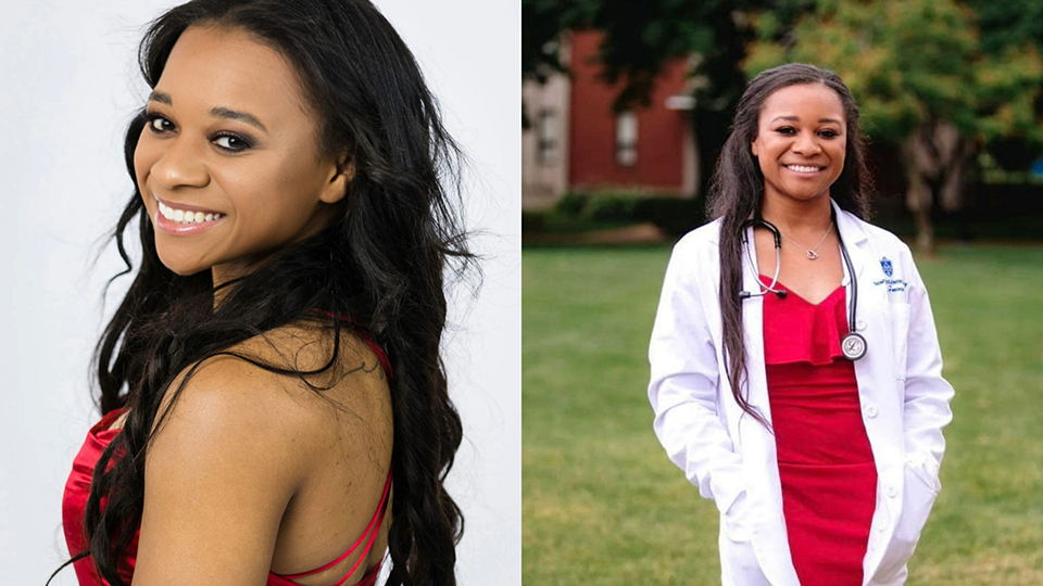 Tyler Lackland, a second-year medical student at Saint ˻ֱ University's School of Medicine, was named Miss Black Illinois USA 2024. Lackland will go on to compete next year in the national Miss Black USA 2024 pageant.