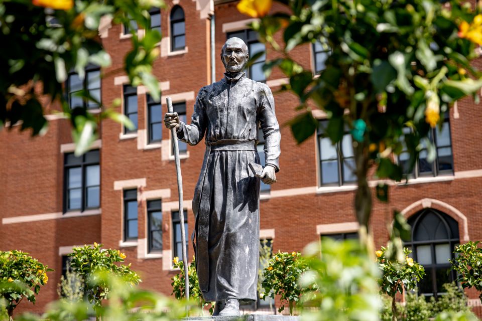Saint ˻ֱ University's Division of Mission and Identity has launched The Pilgrim’s Path, a mission-centered tour of SLU’s north campus.